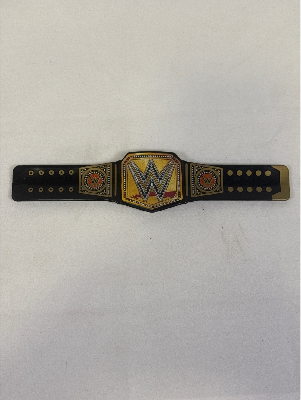 WWE Undisputed Wrestling Championship Belt Slap Bracelet Gold Black Collectible